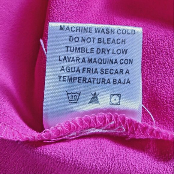 Paper Crane Cami Tank Top Pink Women Size Medium Keyhole Back Racerback - Picture 5 of 7